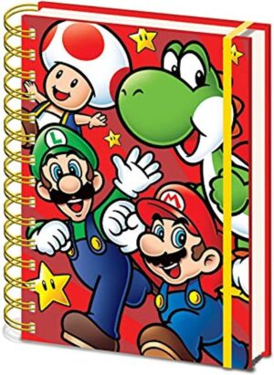Carnet A5 à spirales Super Mario Run