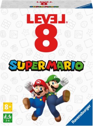 Level 8 Super Mario Ravensburger 27343, jeu de cartes de combinaisons