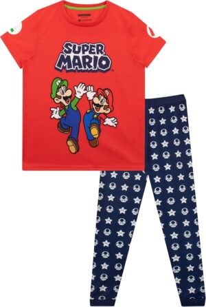 Pyjama garçon Super Mario avec Mario et Luigi