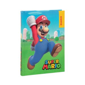Agenda scolaire Super Mario rouge 2024-2025, 12 mois et 320 pages