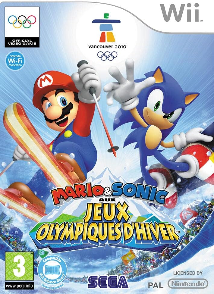 Mario & Sonic aux Jeux Olympiques d'hiver de Vancouver sur Nintendo Wii, 2010