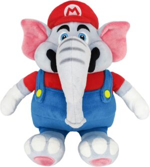 Peluche Mario Éléphant 27 cm - Super Mario Wonder Nintendo Together+