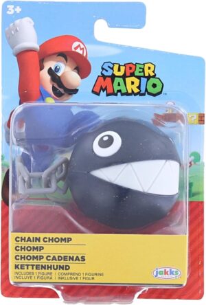 Figurine Chain Chomp Nintendo Super Mario articulée 6 cm