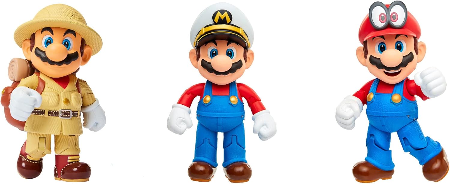 Pack de 3 figurines Mario 10 cm - Super Mario Odyssey – Image 2