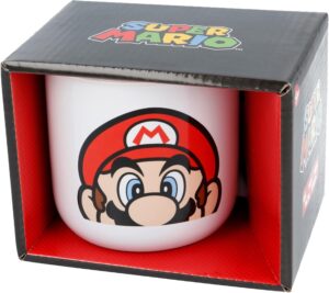 Tasse en céramique Super Mario avec boîte cadeau