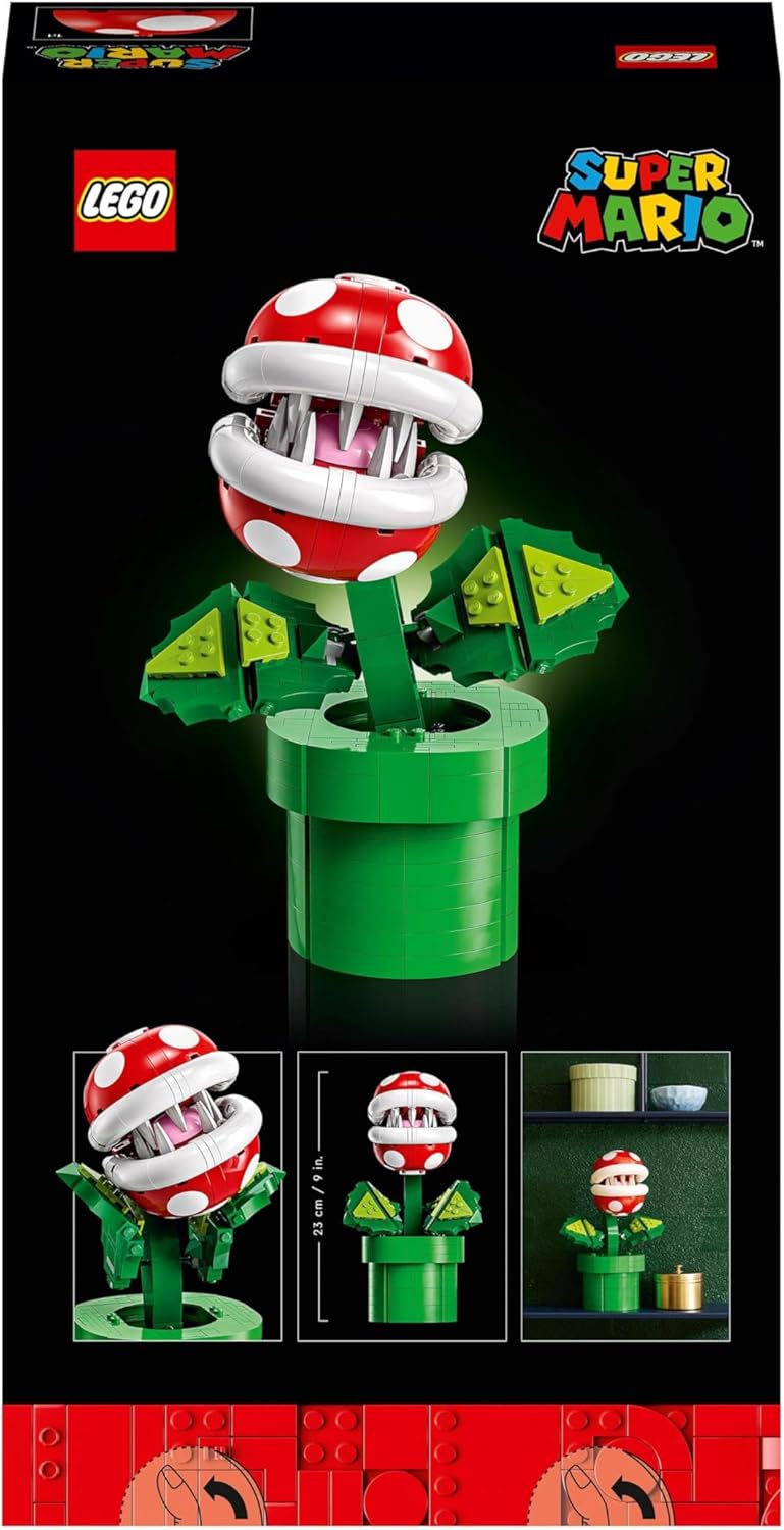 Plante Piranha LEGO Super Mario articulée avec tuyau et 2 pièces 71426 – Image 7