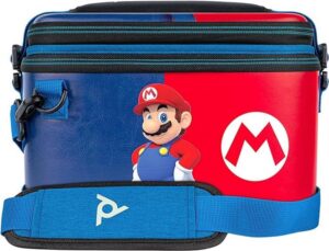 Étui de voyage Pull-N-Go Mario pour Switch avec rangement 14 jeux