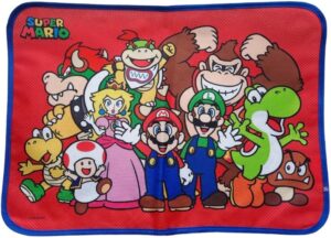 Set de table Super Mario en 100 % polyester imperméable 40 x 30 cm