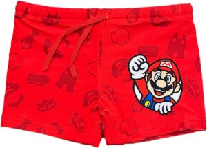 Short de bain enfant Super Mario modèle boxeur, Mario Luigi Yoshi