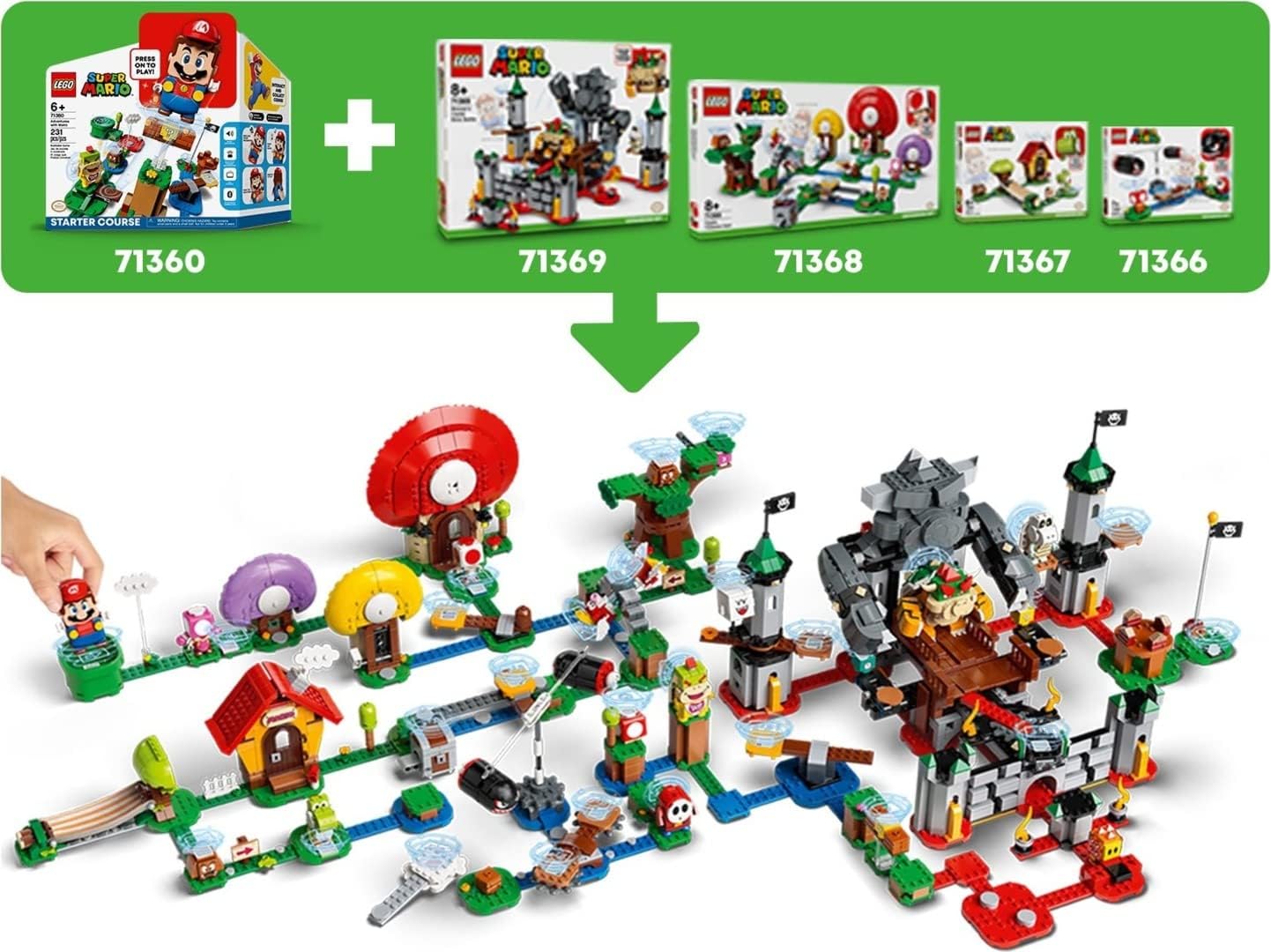 LEGO Super Mario 71368 Ensemble d’extension Chasse au trésor avec Toad – Image 3