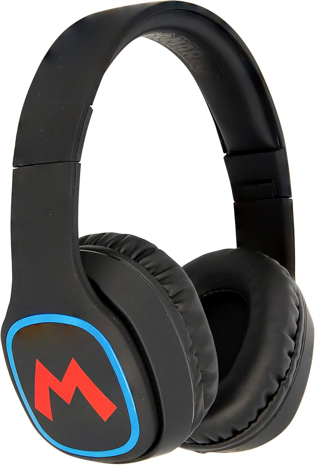 Casque audio Bluetooth Super Mario Icon noir, pliable et arceau rembourré – Image 4