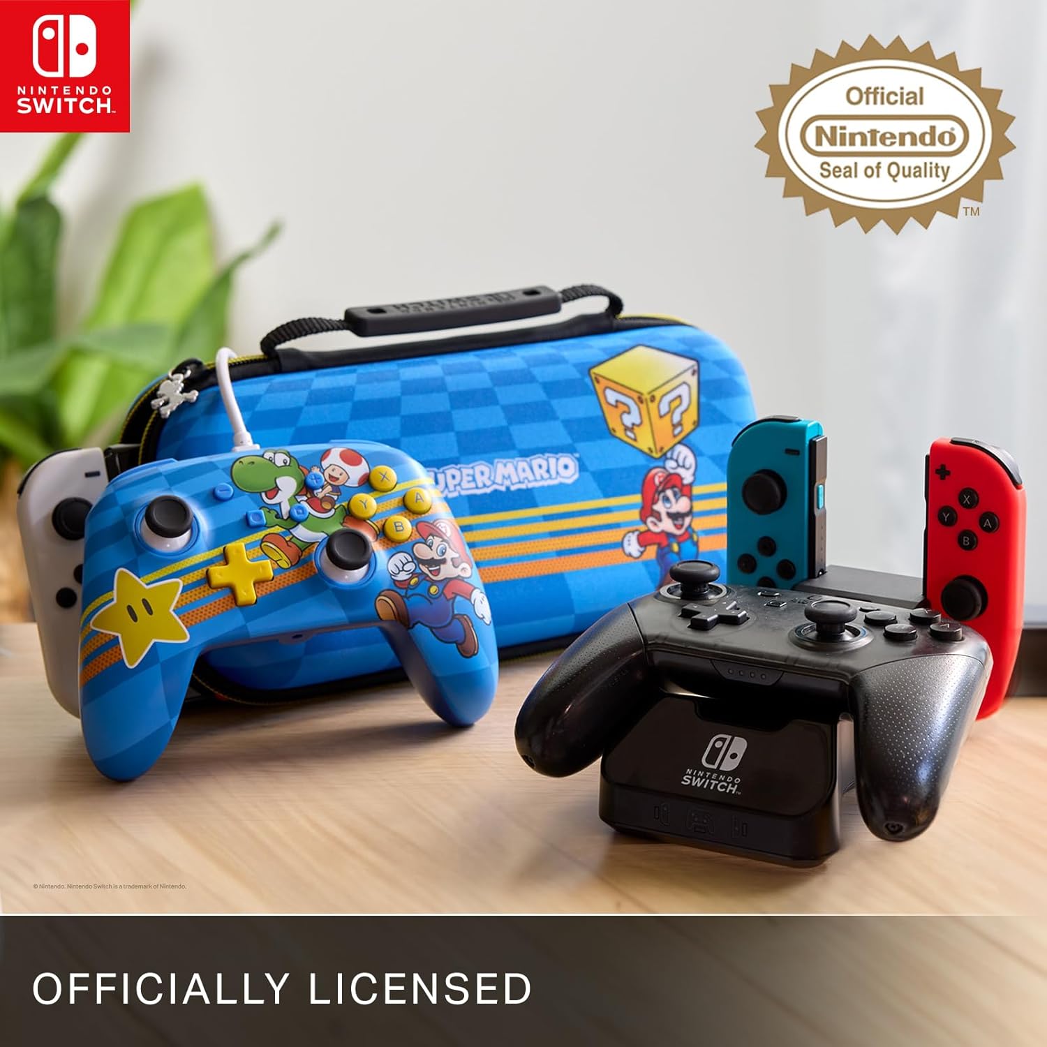 Manette sans fil Mario Joy PowerA pour Nintendo Switch, Switch OLED et Switch Lite – Image 2