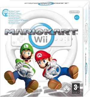 Pack Mario Kart Wii avec volant Wii Wheel
