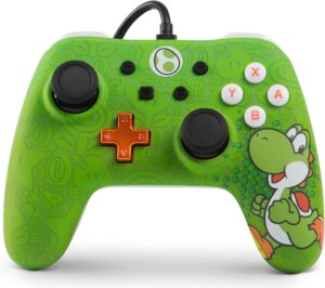 Manette PowerA Yoshi pour Nintendo Switch avec câble détachable de 3 m