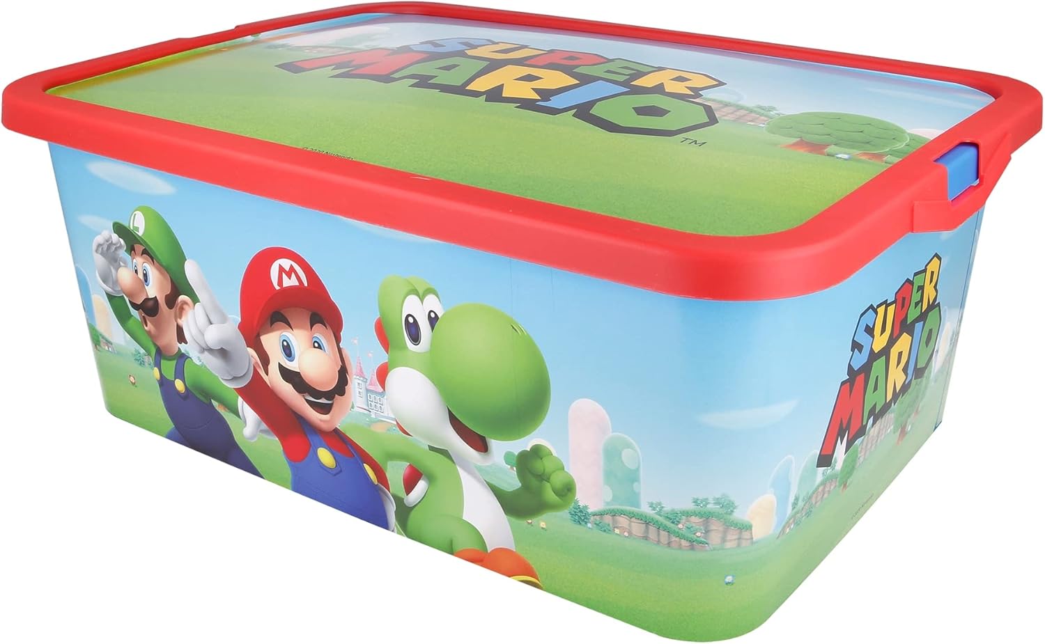 Boîte de rangement Super Mario avec couvercle 13 L