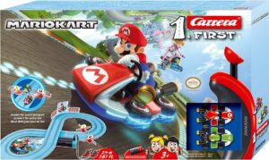 Circuit électrique Carrera First Mario Kart avec Mario et Luigi