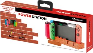 Station de recharge Switch Mario Subsonic avec rangement Joy-Con