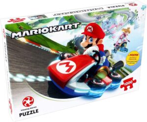 Puzzle Mario Kart Funracer 1000 pièces avec poster, dès 10 ans