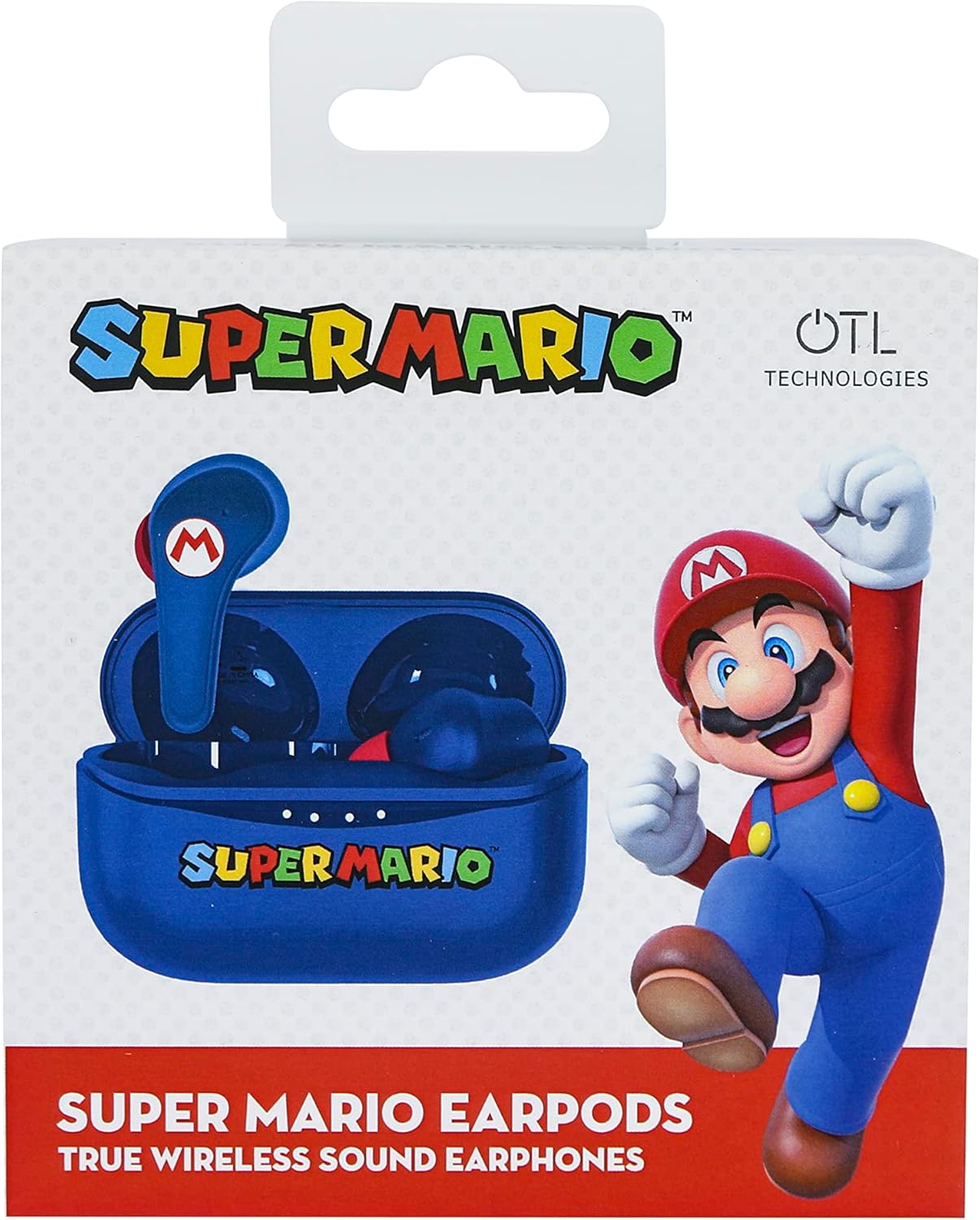 Écouteurs Bluetooth 5.0 Super Mario avec boîtier bleu – Image 6