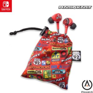 Écouteurs filaires Mario Kart Motors pour Nintendo Switch - Mario