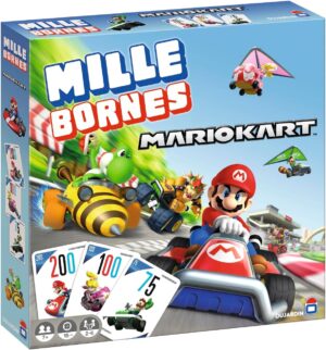 Mille Bornes Mario Kart avec Mario, jeu de plateau style 2023