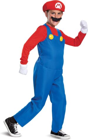 Costume enfant Mario Nintendo Super Mario Bros Deluxe taille M