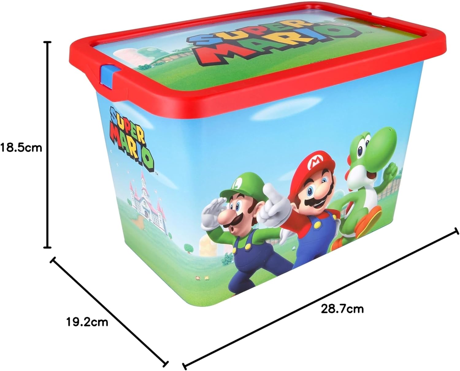 Boîte de rangement Super Mario avec couvercle, format 7 – Image 5