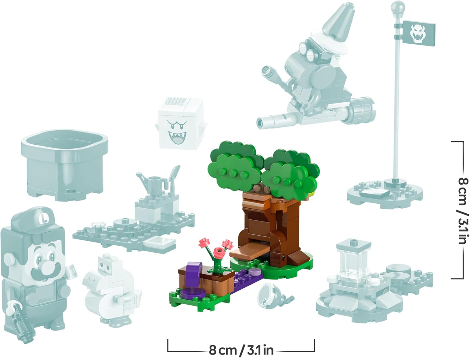 LEGO Super Mario Luigi interactif, aventure au jardin 71440 – Image 7