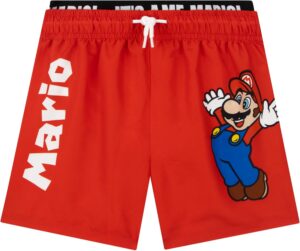 Short de bain enfant Super Mario avec visuel Mario