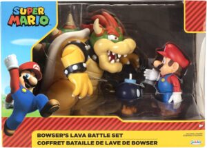 Coffret Super Mario avec Bowser, pont dynamique, son et lumière