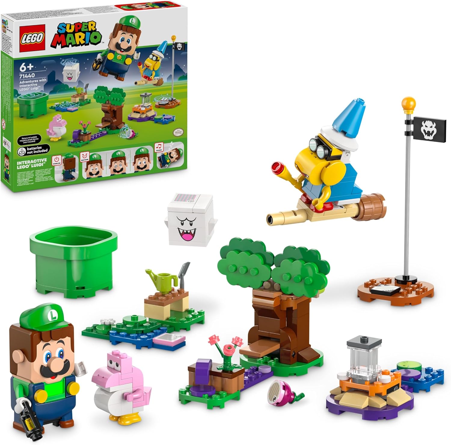 LEGO Super Mario Luigi interactif, aventure au jardin 71440