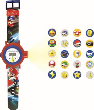 Montre digitale ajustable Super Mario avec 20 projections Mario Kart