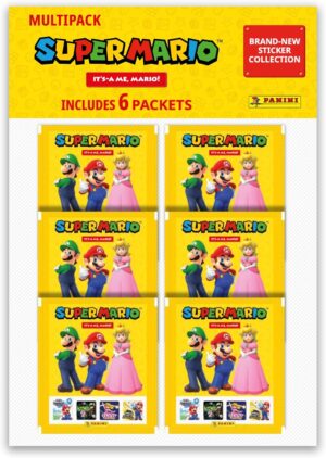 Autocollants Mario « It's a me » avec 208 stickers à collectionner, Super Mario