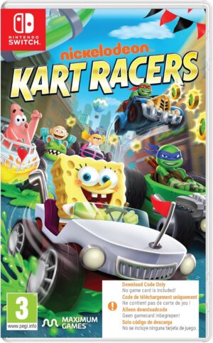 Nickelodeon Kart Racers sur Nintendo Switch en code de téléchargement, sans cartouche