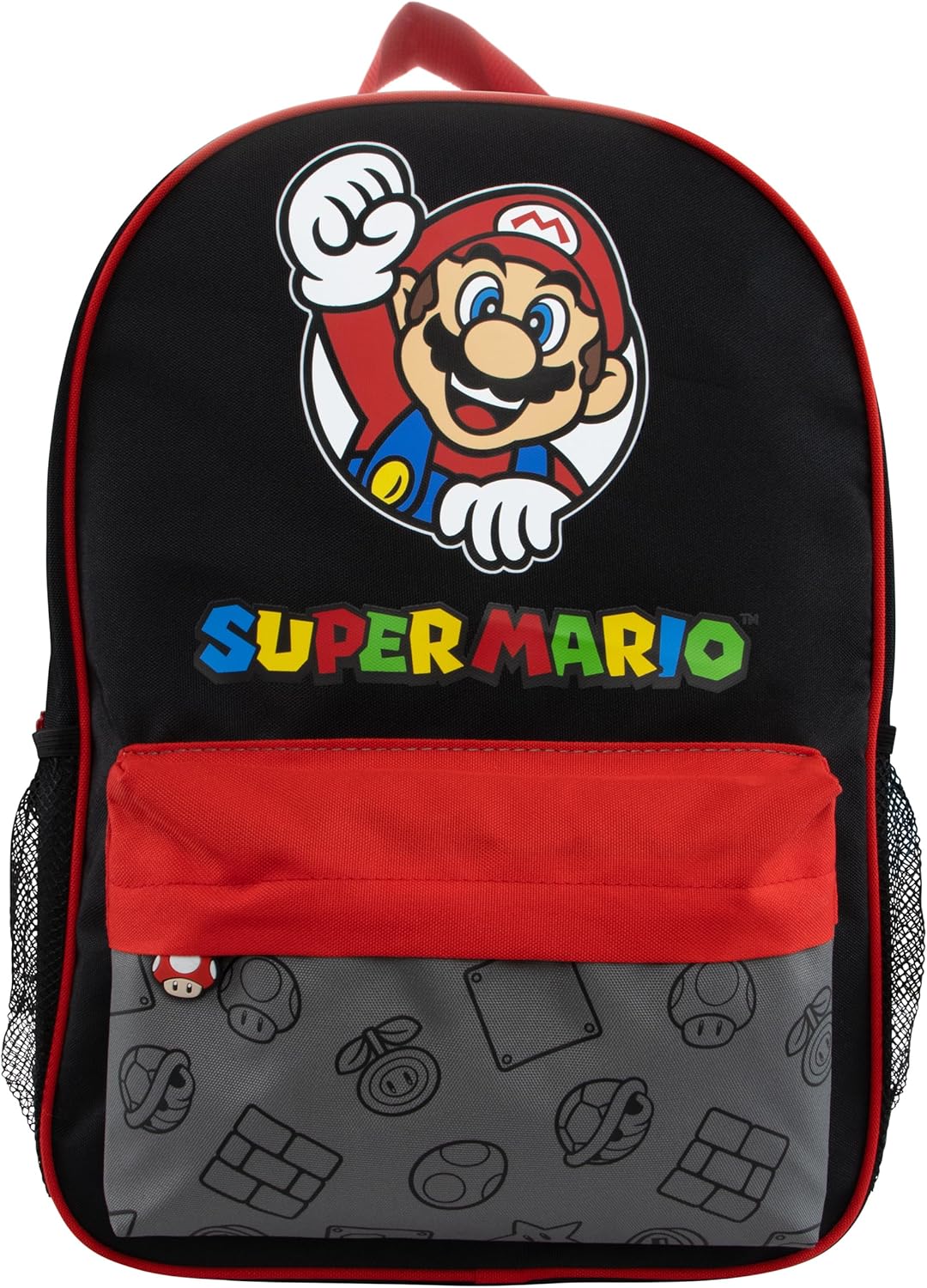 Sac à dos enfant Super Mario noir avec Mario – Image 2