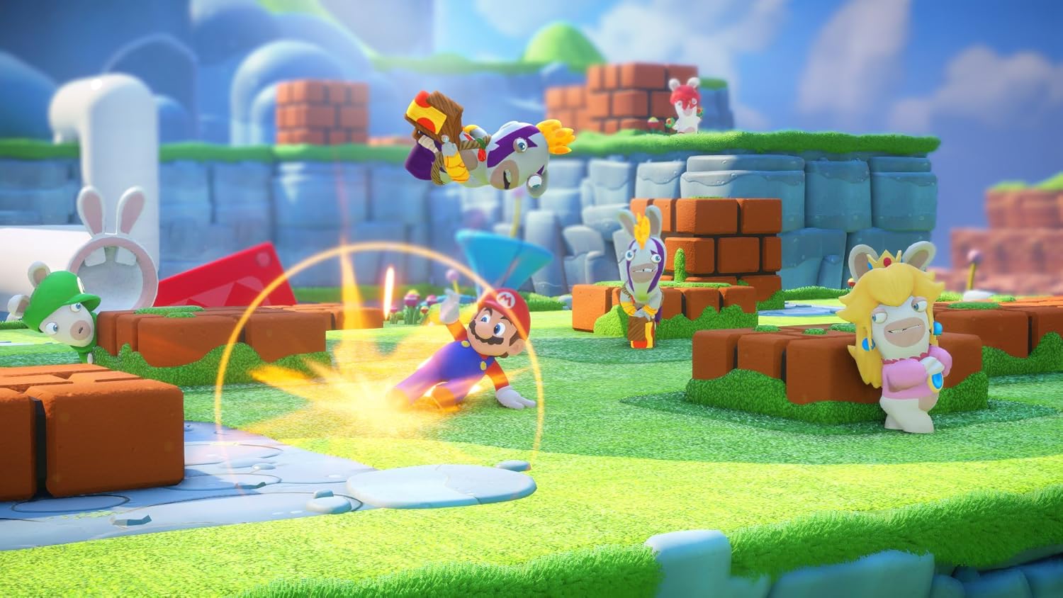 Mario + The Lapins Crétins Kingdom Battle édition Standard Nintendo Switch – Image 4