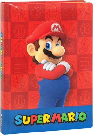 Agenda scolaire Super Mario 12 mois avec couverture rembourrée