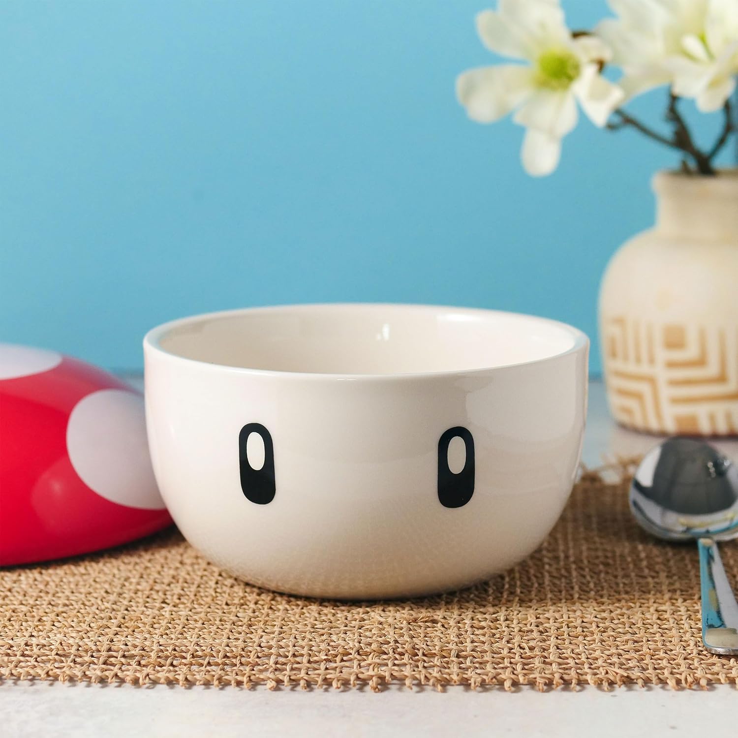 Bol Super Mario avec couvercle motif Super Champignon en céramique – Image 8