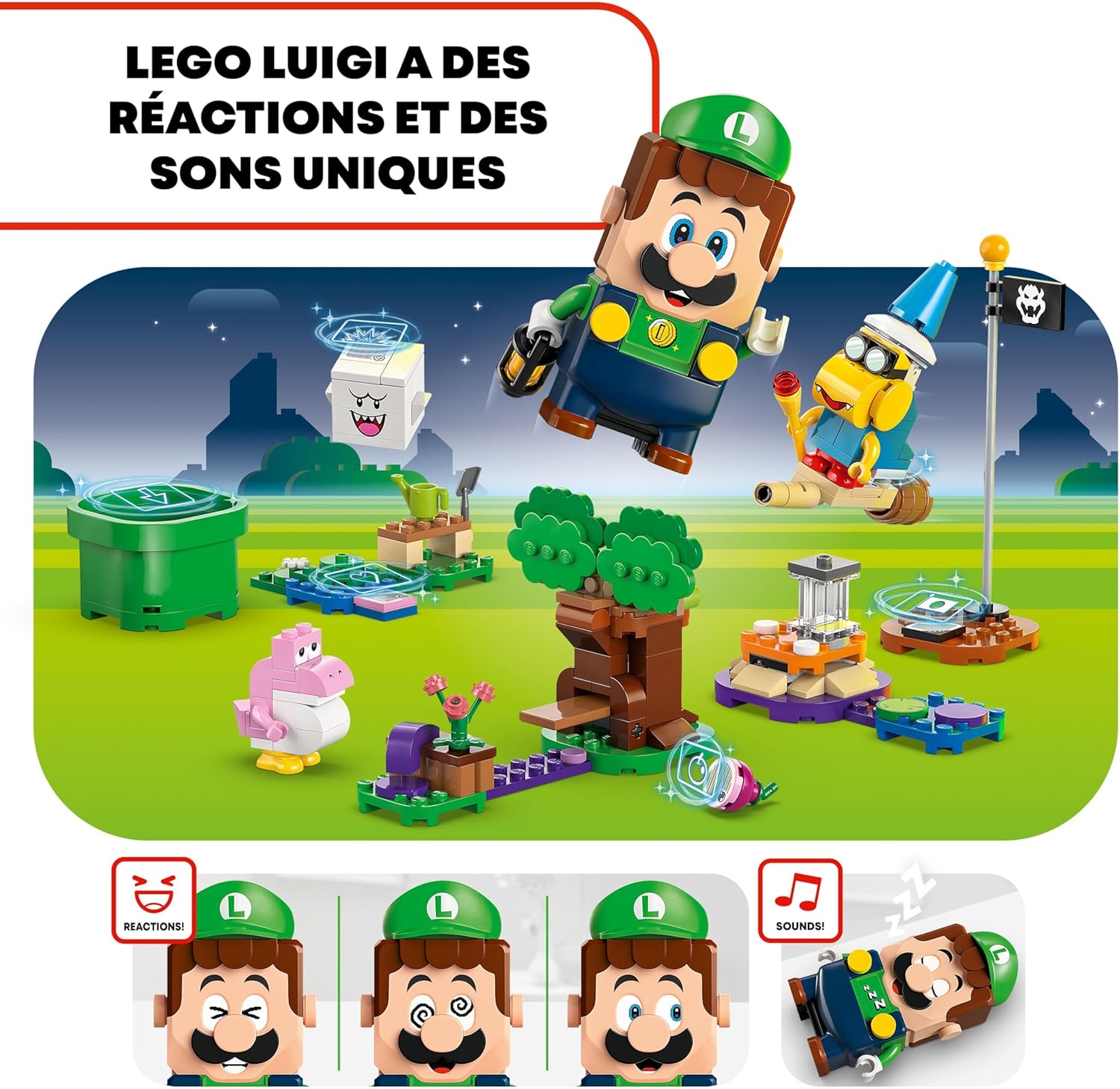 LEGO Super Mario Luigi interactif, aventure au jardin 71440 – Image 3
