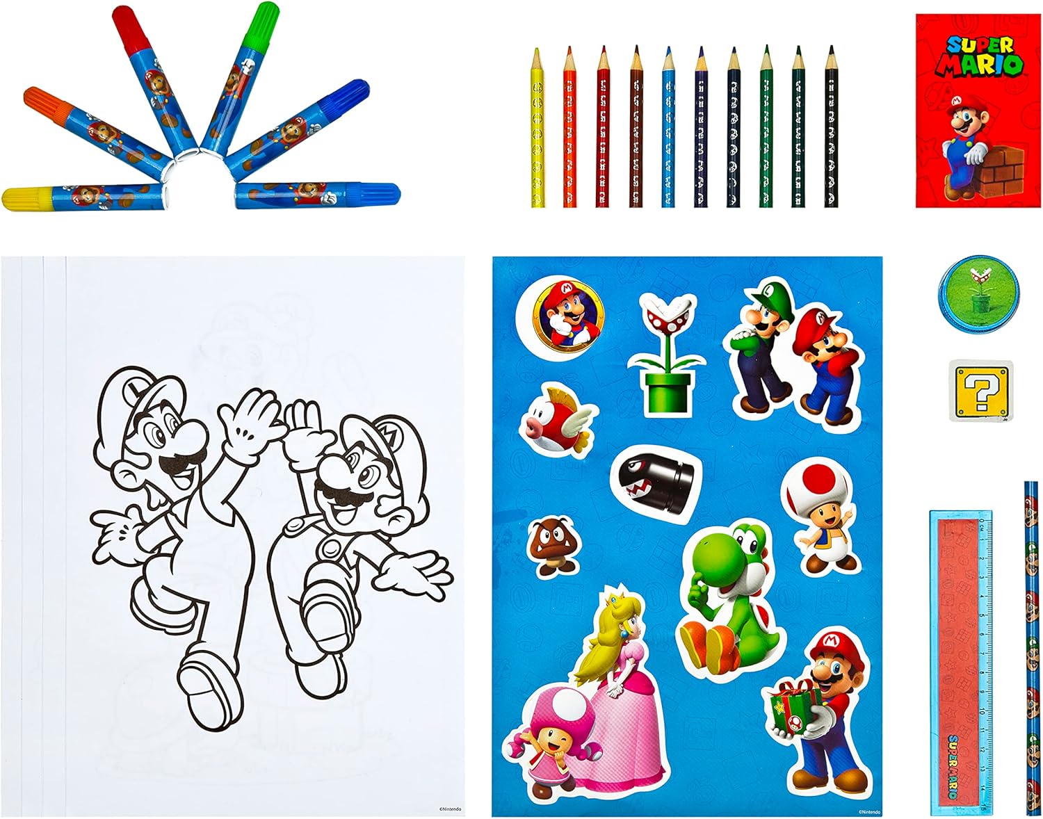 Kit Super Mario SUMB2255 de peinture et d'écriture, 35 pièces – Image 3