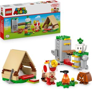 Campement du Capitaine Toad LEGO Super Mario avec 3 figurines 72040