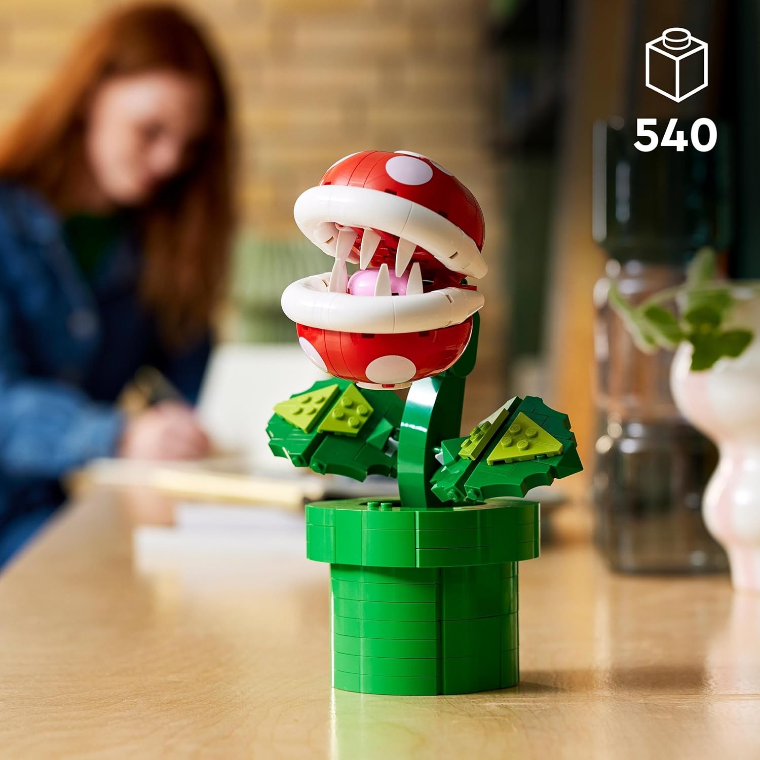 Plante Piranha LEGO Super Mario articulée avec tuyau et 2 pièces 71426 – Image 2