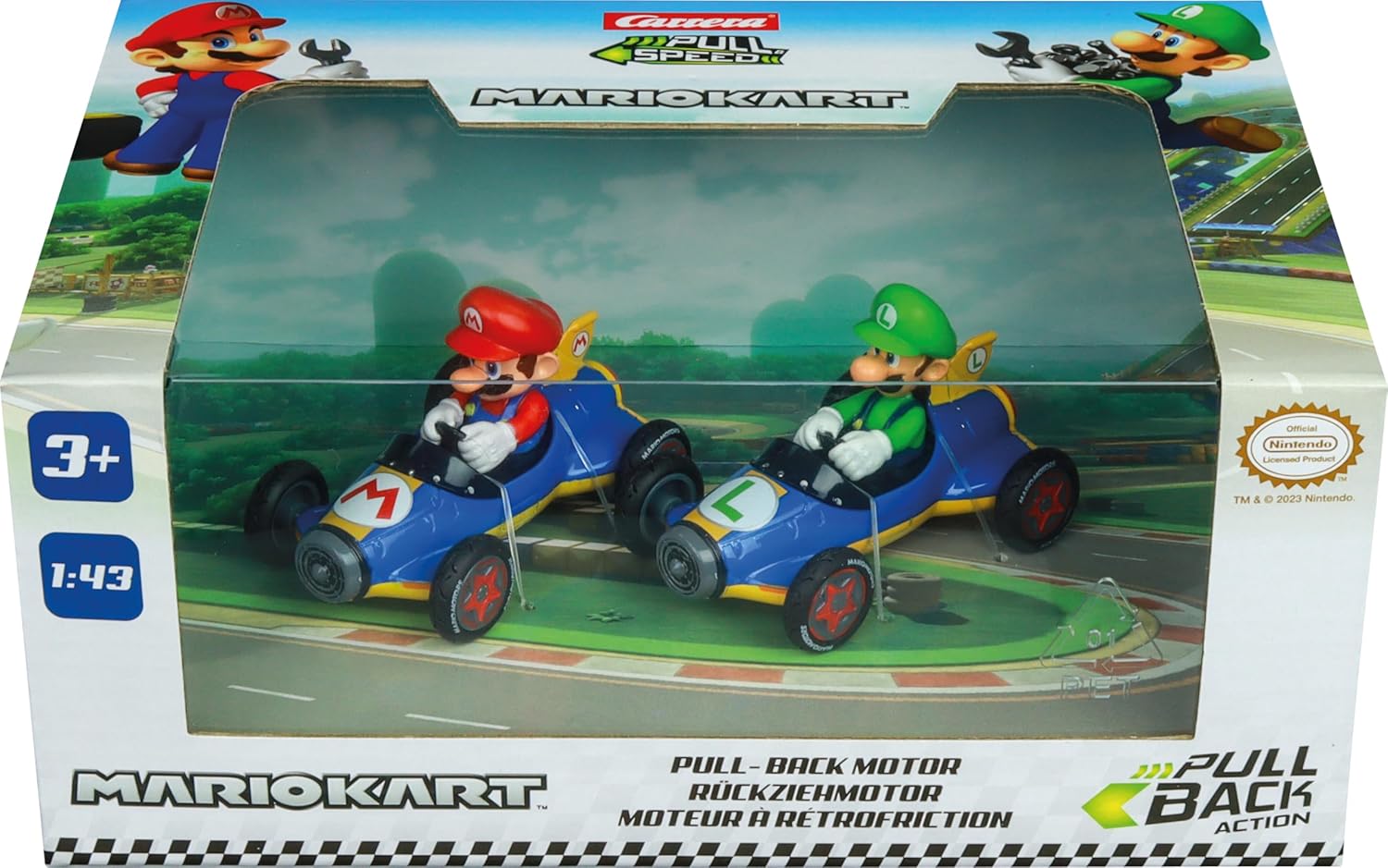 Twinpack coloré Mach 8 Mario Kart 8 avec Mario – Image 2