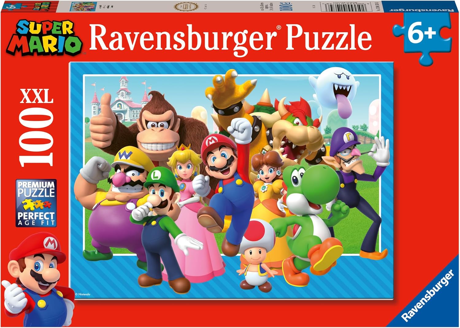 Puzzle enfant Super Mario 100 pièces XXL Ravensburger dès 6 ans – Image 2