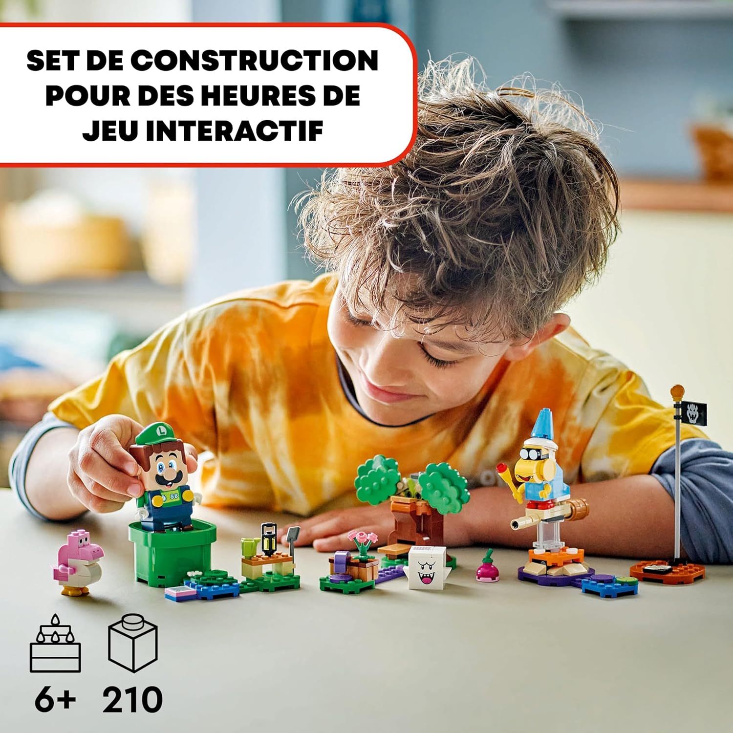 LEGO Super Mario Luigi interactif, aventure au jardin 71440 – Image 2
