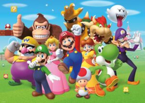 Puzzle Super Mario Nintendo 1000 pièces style Neues design