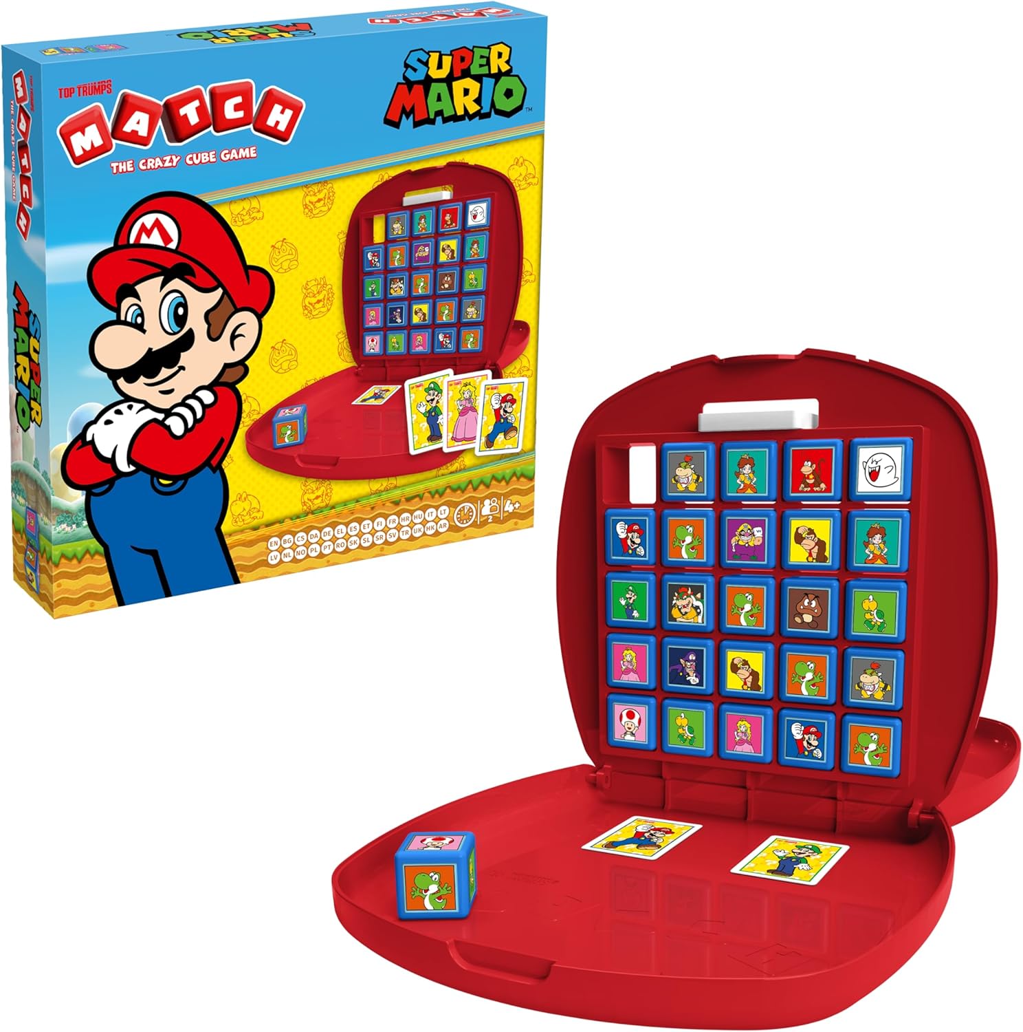 Super Mario Match Top Trumps, jeu Mario de logique pour 2 joueurs dès 4 ans