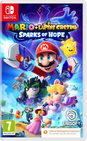 Mario + Les Lapins Crétins Sparks of Hope sur Switch en Code in Box