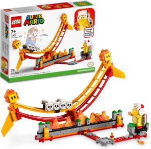 LEGO Super Mario 71416 Manège de la Vague de Lave avec Frère Pyro