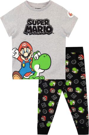 Pyjama garçon Super Mario avec Yoshi et Toad